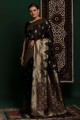 Silk Saree in Weaving Black