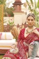 Silk Saree with Weaving in Cream