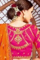 Patola silk Wedding Lehenga Choli with Embroidered in Yellow