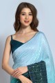Rama Saree in Embroidered Georgette