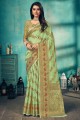 Saree Green in Weaving Cotton