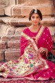 Banarasi silk Banarasi Saree in Weaving  Pink