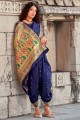Banarasi silk Banarasi Weaving  Saree in Blue