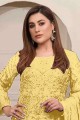 Mustard  Georgette Salwar Kameez