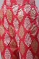 Poly silk Straight Kurti in Pink with Plain