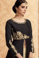 Black Banglori Silk Anarkali Suit