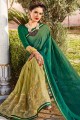 Green color Silk Georgette saree