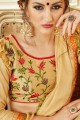 Beautiful Beige Chiffon saree