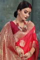 Modish Art silk saree in Red