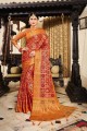 Voguish Art silk saree in Red