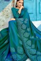 Enticing Blue Silk saree