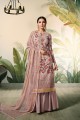 Dusty pink Georgette Sharara Suits