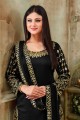 Black Art silk Punjabi Suits