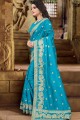 Elegant Blue Art silk saree