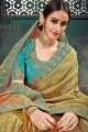 Multicolor Jacquard and silk  saree