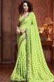 Adorable Light green Silk saree