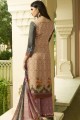 Traditional Multicolor Crepe Palazzo Suits