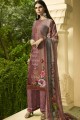 Traditional Multicolor Crepe Palazzo Suits