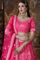 Ravishing Dark pink Art silk Lehenga Choli