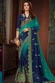 Beautiful Blue Silk saree
