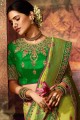 Gracefull Light green Art silk saree