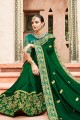 Sassy Green Silk saree