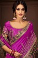 Modish Purple Art silk saree