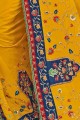 Appealing Yellow Art silk saree