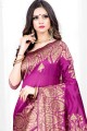 Exquisite Light purple Silk saree