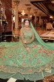 Light green Net Anarkali Suits