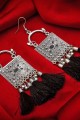 Silver Synthatic pearls Earrings