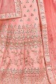 Divine Pink Art silk Lehenga Choli
