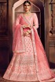 Divine Pink Art silk Lehenga Choli