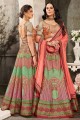 Ravishing Multicolor Silk Lehenga Choli