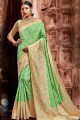 Designer Green Art silk saree
