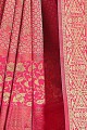 Dazzling Pink Art silk saree