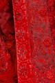 Traditional Red Georgette saree