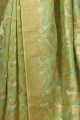 Gorgeous Light green Art silk saree