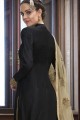 Black Silk Palazzo Suits