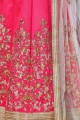 Voguish Rani pink Art silk Lehenga Choli
