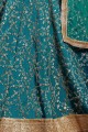 Impressive Blue Art silk Lehenga Choli