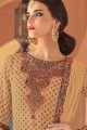 Yellow,beige Georgette Sharara Suits