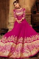 Rani pink Georgette Anarkali Suits