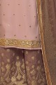 Light lilac  Satin and silk Palazzo Suits