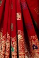 Dashing Art silk saree in Red