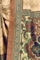 Exquisite Beige Art silk saree