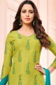 Green Silk Salwar Kameez