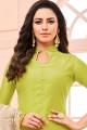 Green Silk Salwar Kameez