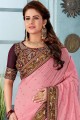 Divine Pink Silk saree