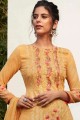 Occur yellow Georgette Palazzo Suits